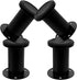 OUNONA 4pcs Adjustable Bed Frame Support Legs Bed Feet Replacement 8-12cm Telescopic