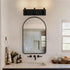 3-Lights E12 Base(Bulbs Kalium Bathroom Light Vanity Fixtures Over Mirror, Modern Matte Black Wall Sconces, Minimalist