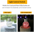 2 Pack Hanging Solar Light Outdoor, Waterproof Ball Shaped Night Light for Gardens, Patios