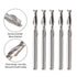 CNC Router Bits, 1/8" Shank End Mill, 1/16" Cutting Dia Flat Nose Carbide Endmill Tool Set for Wood PVC MDF