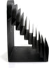 Huron Pad Rack Slant 10 Slot, Black Commercial Grade Steel