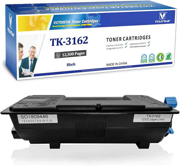 VICTORSTAR Compatible Toner Cartridge TK3162 TK-3162 for Kyocera ECOSYS M3645idn M3145idn (Black)