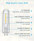 Bulbs 3V Bulbs IP65 2 Pack Solar Light Replacement Light Parts Outdoor, Low Voltage for Solar Pathway Garden Landscape