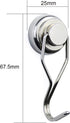 E BAVITE Swivel Swing Magnetic Hook, 60LB Refrigerator Hooks (10 Pack)