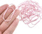 HAHIYO 30 Pack Pink Wide Paper Clips, 2 inches Vinyl Coated for Bookmarking and Organizing Home Office