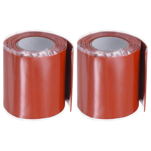 2 Rolls Self Fusing Silicone Tape, 2" x 3ft, Waterproof Sealing Plumbing Rubber Tape for Hose Leak Repair