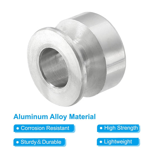 PATIKIL V-Belt Pulley, Single Groove Aluminum Alloy V-Groove Drive Pulley, 10mm Fixed Bore, 20mm Outer Dia