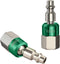 Yolass Air Tool Fittings, 1/4"FNPT 360° Swivel Utility Industrial Air Hose Fittings, 2Pcs 1/4"NPT Plug