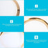 Kisangel Dustproof Lampshade Cover with Shiny Iron Ring Ceiling Lamp Shade Protector Dust for Chandelier and Lamp Decor