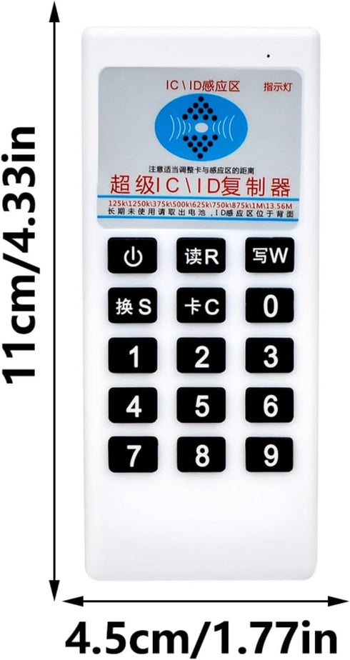 CATHATRR 13.56MHZ Handheld Duplicators Cloner Access Control Card Copier Reader Writer IC ABS Reader