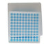 Plastic Square 100 Positions Laboratory 0.5ml/1.2ml/1.5ml/2ml Centrifuge Tube Case Box, Polypropylene, Autoclaved