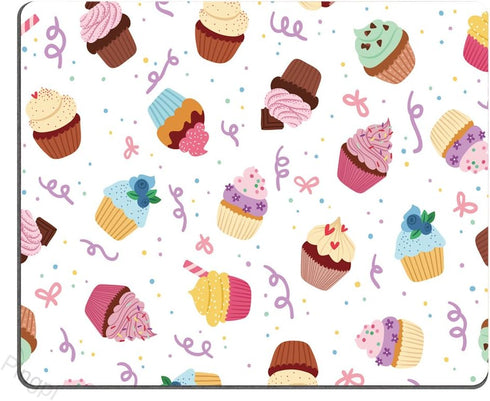 Custom Design Gaming Mouse Pad with Little Delicious Cupcakes