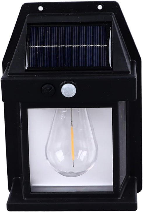 Solar Wall Lights Outdoor, 2 Pack LED Sconce Lights with 3 Modes,