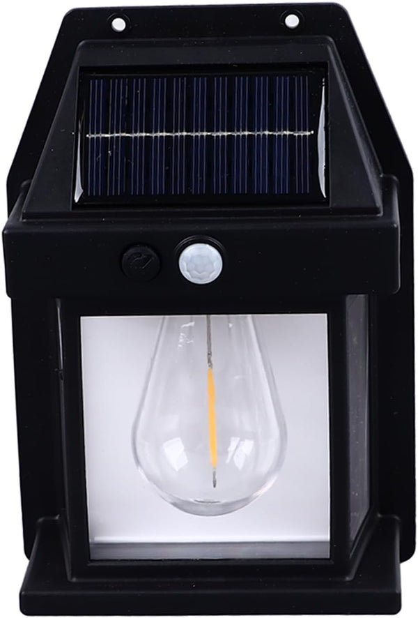 Solar Wall Lights Outdoor, 2 Pack LED Sconce Lights with 3 Modes,