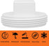 6Pack 3 Inch PVC Male Threaded Pipe End Cap SCH40, PVC NPT Male Plug Pipe Fitting