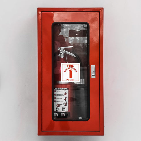 SmartSign Fire Extinguisher Inside Stickers | 2.75" x 2.75" Engineer Grade Reflective Labels, Pack of 6
