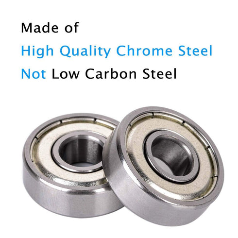 Donepart 625ZZ Small Bearings, 10-Pack, 5mm ID x 16mm OD, Pre-Lubricated for Electric Motors and 3D Printers