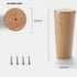 SYTH 4 pcs Table Legs Wood Furniture Legs Sofa Replacement Legs DIY Projects for TV Stand, Sofa, Cabinet, etc