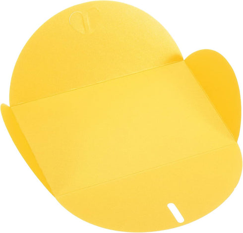 PATIKIL 24 Pack Heart Shaped Gift Card Envelopes, Mini Photo Holders for Birthdays Weddings, Yellow Clasp