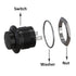 Clyxgs Momentary Push Button Switch No Lock SPST Mini Round Switches, AC 250V / 3A, 20PCS