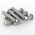 M8-1.25 x 35mm Button Head Socket Cap Screws, 10 PCS, Stainless Steel 18-8, Fully Threaded, Allen Socket Drive