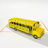 Pop Up School Bus Card - 3D Greeting Card for Happy Birthday, Congratulations, New School Year Gift