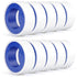Teflon Plumbers Tape, PTFE Pipe Sealant & Plumbing Thread Tape, White Pipe Sealing Water Seal for Shower Head (1/2 by