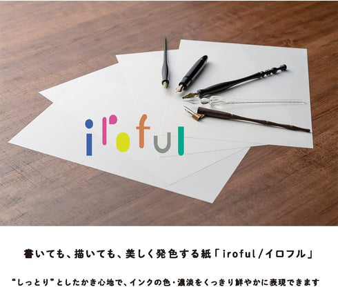 iroful 75 gsm Loose Sheet, 8.27" x 5.85", 100 Sheets/Pack, 7mm Ruled, Landscape, White, 1 pack (PI-A5P-YWY) by SAKAE