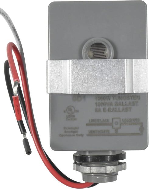 HQRP Photocell Thermal Type Light Sensor Stem Mount Dusk to Dawn Hardwired Switch