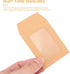 iplusmile Coin Envelopes, 25pcs Window Check Envelopes, Kraft Paper with Clear Window for Business Document Storage