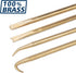 O Ring Tool Set Pick-and-Hook, Hand Tools for Removing Small Fuses, Oil Seal Gaskets, Brass Material