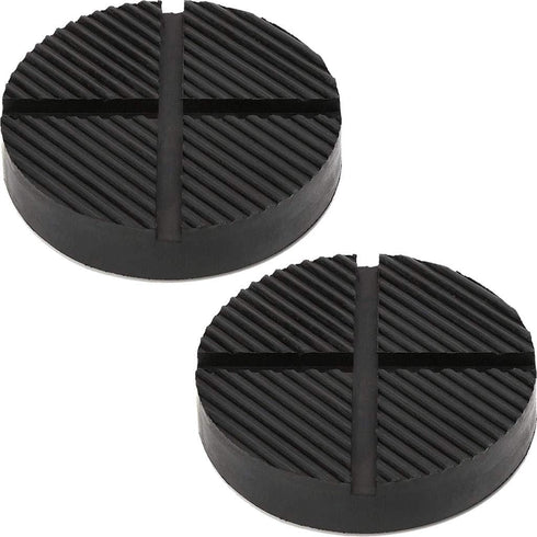 Universal Floor Jack Rubber Pad Adapter for Pinch Weld Side Frame Rail Protector Puck/Pad (2 Pack)