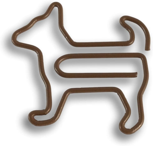 Scottie Dog Shaped Paper Clips, 40 Count in Silver Tin and Gift Box, Great for Dog Lovers and Paper Clip Collectors