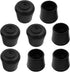 Auvotuis 8Pcs 1-1/8 Inch (28mm) Chair Leg Tips Caps, Round Rubber Non-Slip Folding