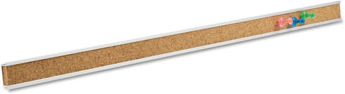 Quartet Bulletin Bar Strip, Cork Board, 48" x 1", Beige Aluminum Frame (2006)