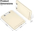 Hongri Clipboard with Storage, Heavy Duty Foldable Nursing Clipboards for Office School Supplies, Khaki Clip Board Case