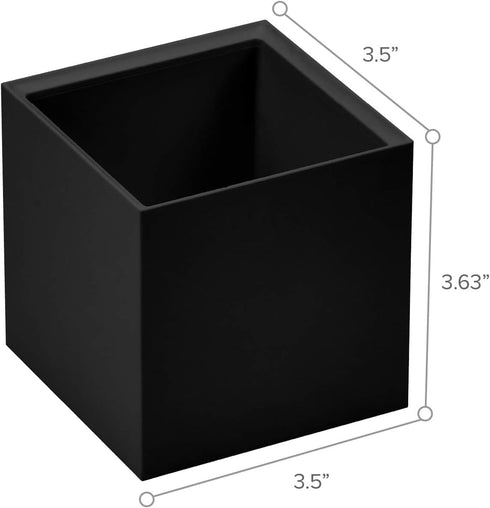 Bostitch Office Konnect Pencil Cup Desk Organizer - Pen Cup, 2-Pack, Black