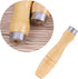 Yardwe 10PCS Wooden File Handle with Strong Metal Collars for File Cutting Tool Craft, 4 Inch