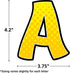 Teacher Created Resources Superhero Funtastic 4" Letters Combo Pack (TCR5845)