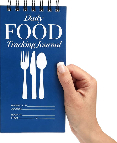 Juvale 12-Pack Food Journal for Weight Loss, 4x8 inches Daily Food Log Tracker Diary for Men, Women