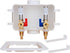 WHK Washing Machine Outlet Box,Pex Laundry Box Washer Wall Box With Drain