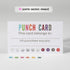 ONEDONE Punch Cards (Pack of 200) - Reward Cards for Classroom Behavior Incentives, Kids, Teachers, Business Loyalty