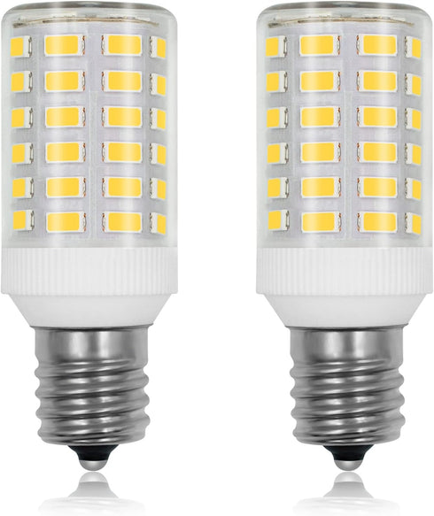 Upgraded 5304517886 kei d28a kel2811 LED Bulb E17 4W Refrigerator Light Bulb, Daylight 5.5W, Pack of 2