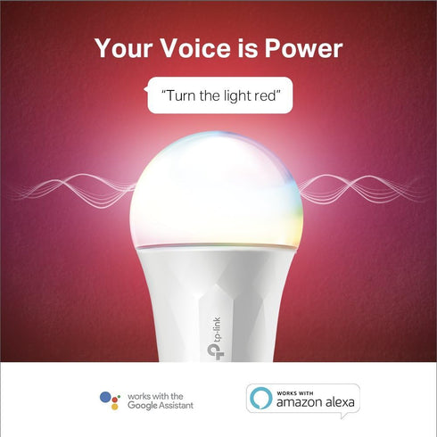 Bulb Dimmable, A19, (LB130) Kasa Smart Wi-Fi LED Light by TP-Link - Multicolor, No Hub Required, Works with Alexa