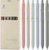Ddaowanx Gel Pens, 6 Pcs 0.5mm Quick Dry Black Ink, Fine Point Smooth Writing Pens, Cute Office Supplies