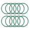 uxcell Fluorine Rubber O-Rings, 57mm OD 50.8mm ID 3.1mm Width FKM Seal Gasket for Plumbing, Green (Pack of 10)