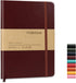 Journal Notebook (A5-Lined, Brown), 192 Pages, Medium 5.7 x 8.3 inches, 80 gsm Thick Paper, Hardcover