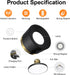 3500mAh 360 3 Moobibear Motion Sensor Wall Light Indoor, Rechargeable Battery Operated LED Wall Light, Wall Lamp