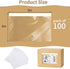CLASSY Premium Clear 6'' x 9'' Packing List Envelopes, Self-Adhesive Shipping Label Sleeves, 100 Pack