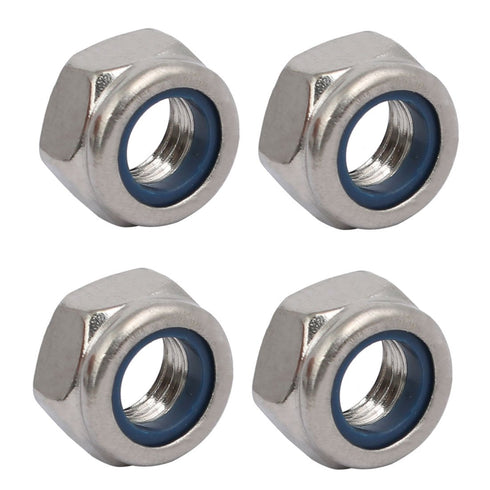 uxcell 4pcs M8 x 1.25mm Pitch Metric Thread 304 Stainless Steel Left Hand